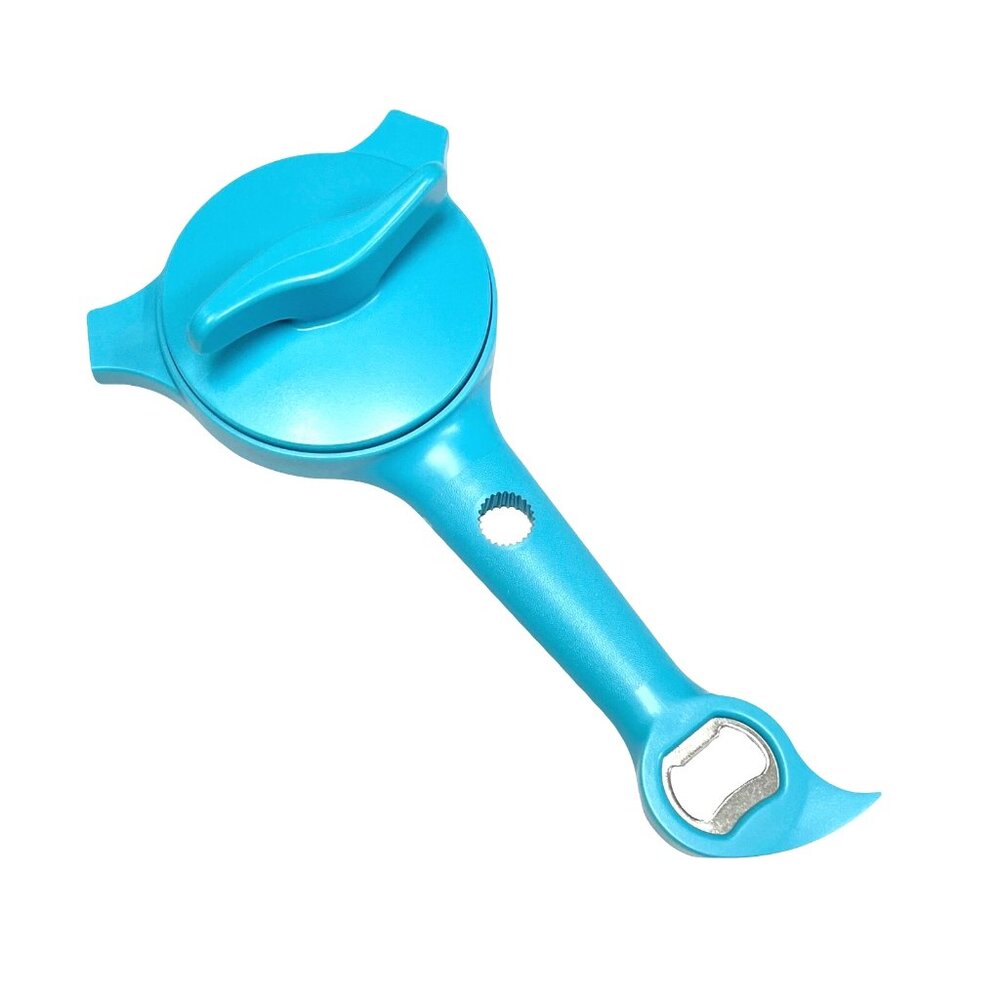 Kuhn Rikon 5-in-1 Jar & Bottle Opener NEW AQUA BLUE